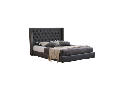 Großes Graues Chesterfield Doppelbett Royale Luxus Betten