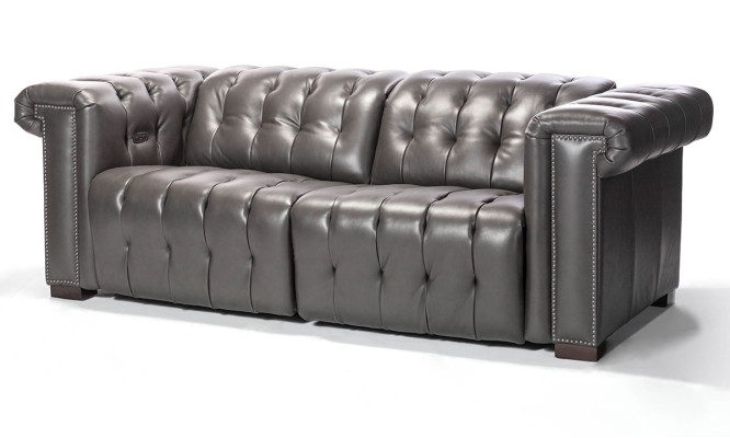 Designer Schwarzes Chesterfield Dreisitzer 3-Sitzer Wohnzimmer Couch
