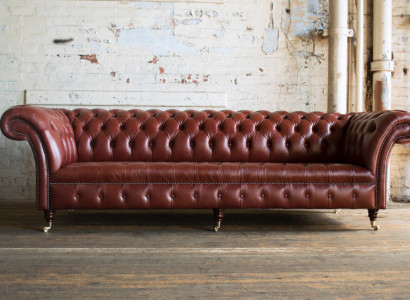 Xxl Big sofa Chesterfield Sofa 4 Sitzer Couch Polster Luxus Klassische Textil