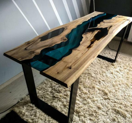 Epoxid harz Konsolen Tisch Designer Tische Luxus Wohnzimmer Möbel