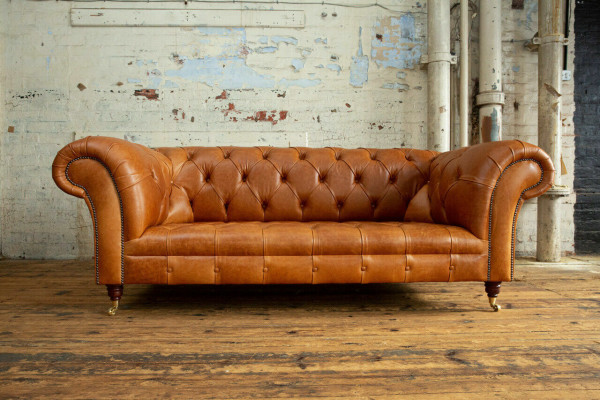 Chesterfield Sofa Samt Dreisitzer Design Sofas Polster Couchen Couch Samt 220cm