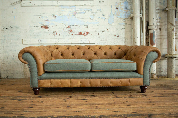 Designer Sofa 3 Sitzer Couch Polster Sofas Stoff Wohnzimmer Textil Couch