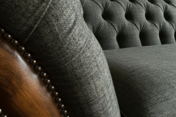 Edler Chesterfield Dreisitzer Wohnzimmer 3-Sitzer Sofa