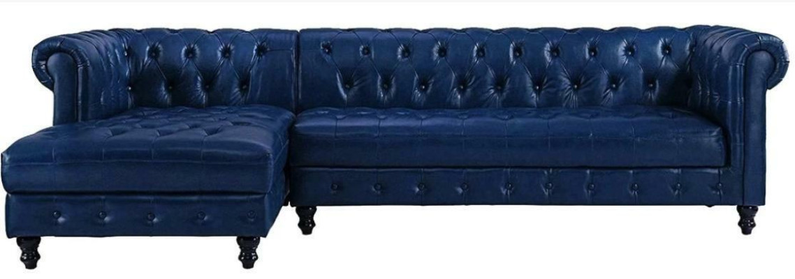 Chesterfield Ecksofa Sofa Couch Polster Eckgarnitur klassische Möbel