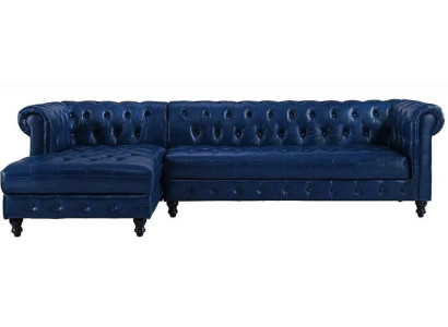 Chesterfield Ecksofa Sofa Couch Polster Eckgarnitur klassische Möbel