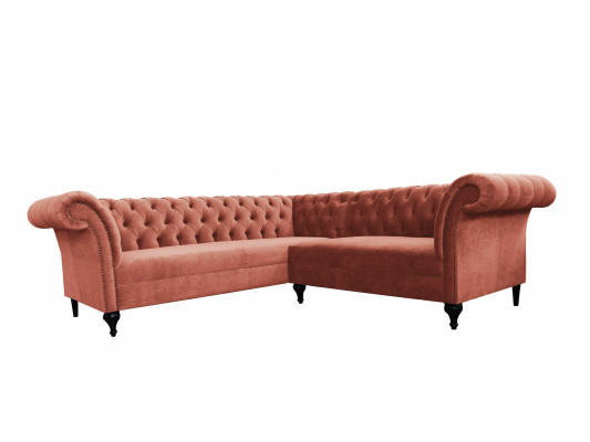 Chesterfield Ecksofa Eckcouch Designer Sofa Couch Samt Ledersofa
