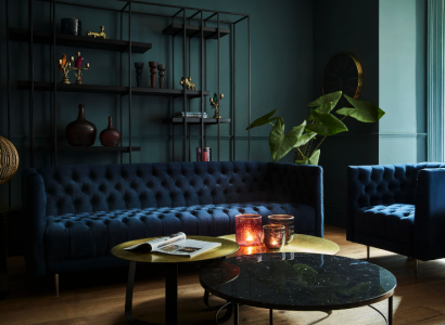 Chesterfield Sofa Couch Polster Stoff Leder Couchen Polster Garnitur 4 Sitzer