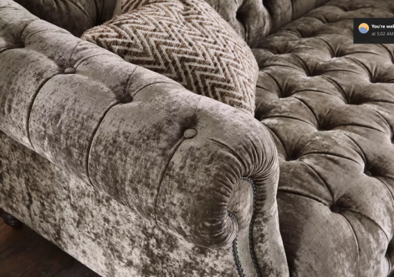 Chesterfield Sofa Couch Polster Stoff Leder Couchen Polster Garnitur 3 Sitzers