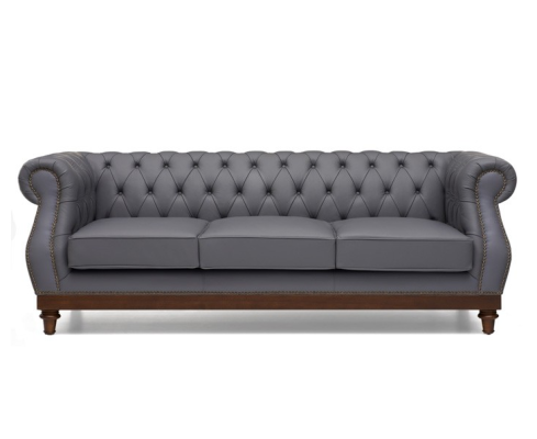 Chesterfield Sofa Couch Polster Leder Couchen Stoff Polster Garnitur