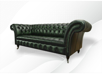 Dreisitzer Sofa 3 Sitzer Chesterfield Neu Couchen Antik Grüne Polster Sofas Neu
