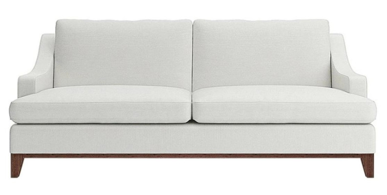 Beige Couch mit knöpfen American Style Sofa Polster Sitz Couchen Sofas Luxus Neu