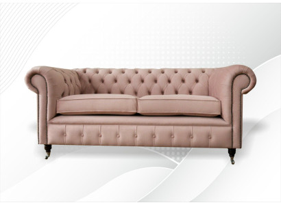 Design Polster Sitz Couch 3 Sitzer Sofa Chesterfield Sofas Couchen Textil Stoff