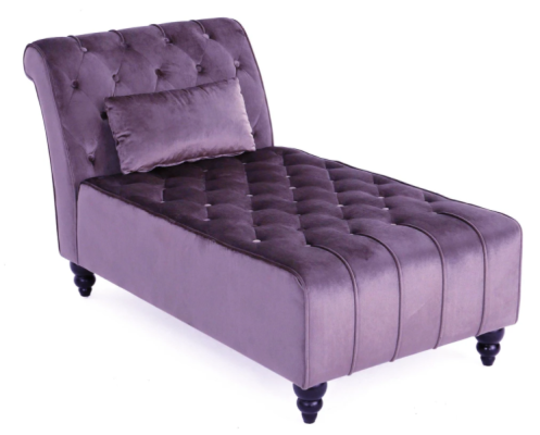 Lila Chaiselongue Chesterfield Möbel Liege Wohnzimmer Moderne Design