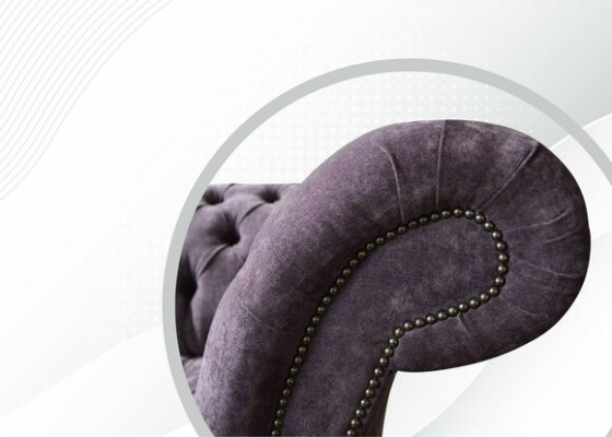 Couch Sofa 4 Sitzer Design Polster Modern Textil Stoff Chesterfield Sofas Neu