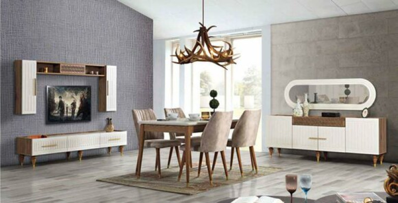 Kommode Schubladen Holz Sideboard Spiegel Massiv Kommoden Wohnzimmer