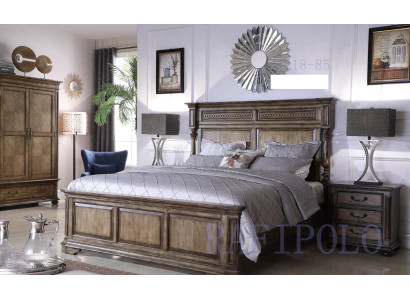 Landhaus Designer Möbel Bett Doppel Schlafzimmer 180x200cm Betten Gründerzeit