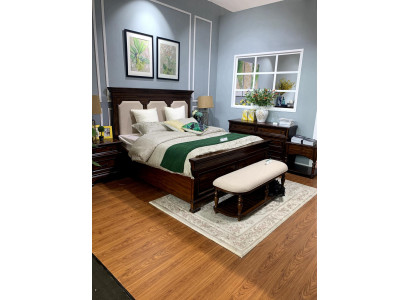 Design Doppelbett Lederbett Betten Bett Holz Polster Schlafzimmer Ehe 180x200