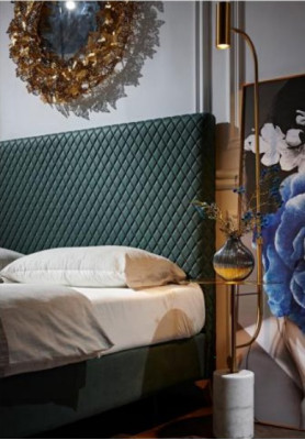 Bett Polster Design Luxus Doppel Betten Ehe Schlaf Zimmer Leder Hotel Bett Neu