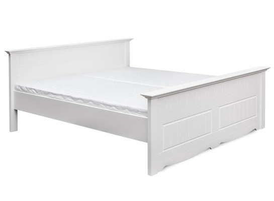 Bauern Bett Echtholz Betten 180x200c Holzbett Schlafzimmer Möbel Weiß Landhaus