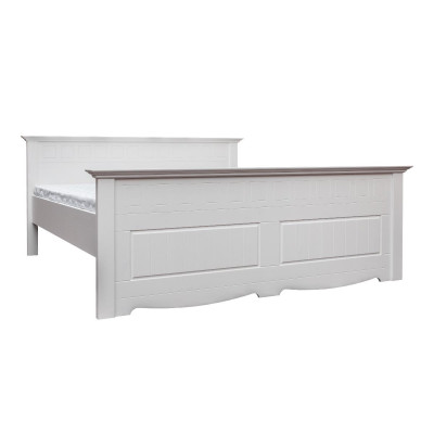 Bauern Bett Echtholz Betten 180x200c Holzbett Schlafzimmer Möbel Weiß Landhaus