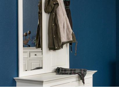 Landhaus Bauern Garderobe Holz Ständer Garderoben Schuhschrank 2tlg. Schränke