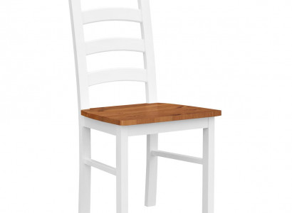 Landhaus Esszimmer Stuhl Weiß Stühle Lehnstuhl Holzstuhl Holzstühle Möbel Weiß