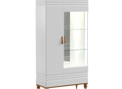 Klassische Vitrine Kommoden Vitrinen Vitrinenschrank Schrank Glasschrank TO-W2