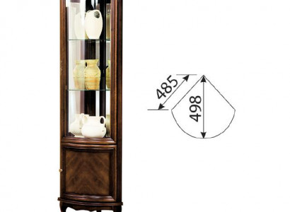 Klassische Vitrine Schrank Italienische Möbel Vitrinenschrank Vitrinen Neu W-WN