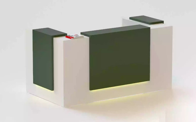 Empfangstheke Hotel Rezeption Tisch Möbel Tresen Praxis Kanzlei Büro