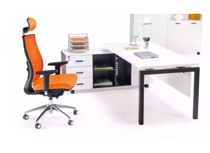 Exklusiver weißer Eckschreibtisch Schreibtisch Tische Möbel Tisch Möbel