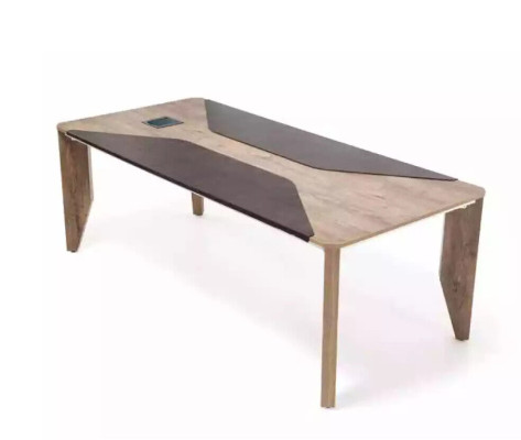 Konferenztisch Büro Möbel Einrichtung Bürotisch 220x100 cm Konferenztisch