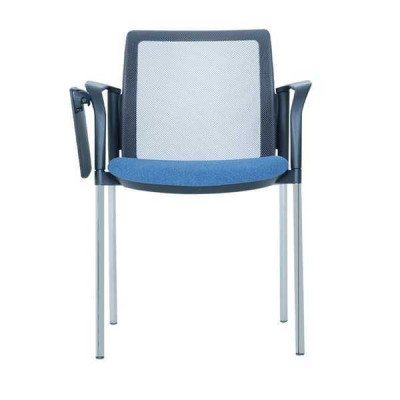 Moderne gepolsterte Sessel Design stilvolle blaue Sessel Bürostuhl Stuhl neu