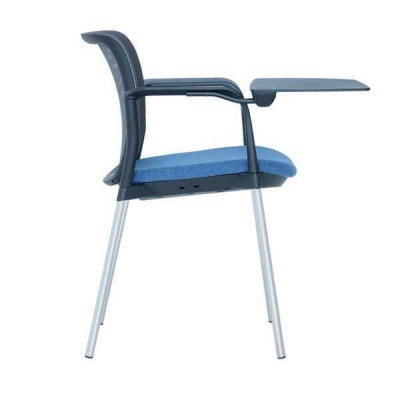 Moderne gepolsterte Sessel Design stilvolle blaue Sessel Bürostuhl Stuhl neu