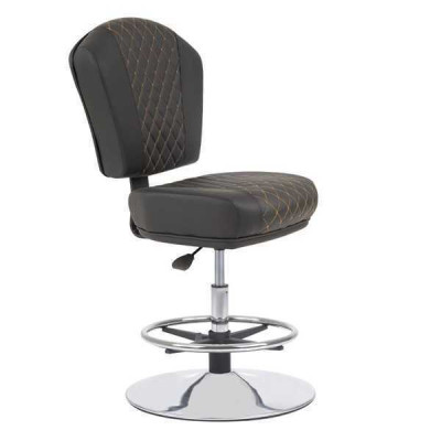 Stilvoll Barhocker Stuhl Designer Metall Esszimmerstuhl Hocker Bar Grau Neu