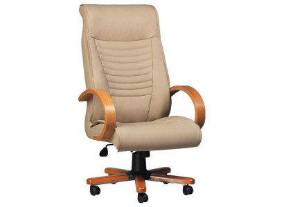 Luxus Gaming Chair Beige Bürostuhl Schreibtisch Drehstuhl Chefsessel Neu