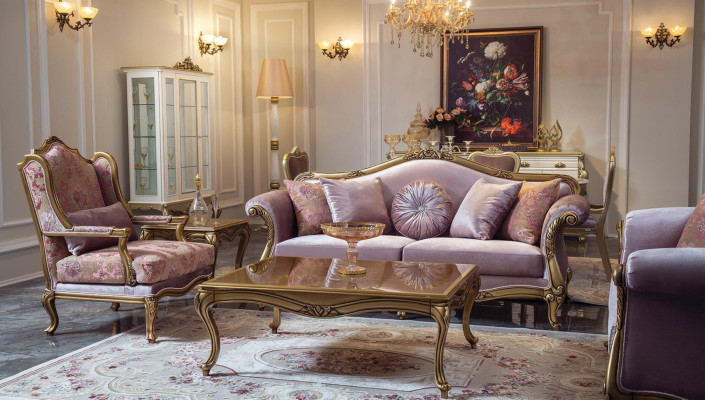 Sofagarnitur 3+2+1 Couchtisch Sitzer Polster Sofa Wohnlandschaft Sofas