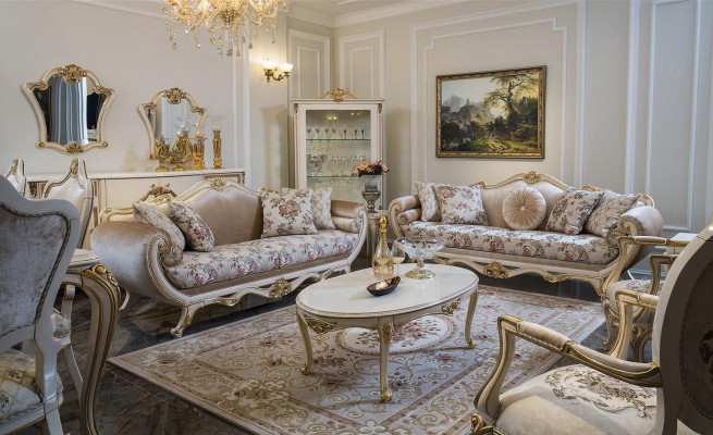 Sofa 3 Sitzer Sofas Luxus Dreisitzer Polster Design Wohnzimmer Klassisches Möbel