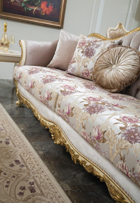 Sofagarnitur Sofa Sitzer Couchtisch Sessel Sofas Set Stoff Luxus Sitz 5tlg.