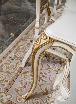 Esszimmer Esstisch Stuhl Set Gruppe Garnitur Tisch Garnitur Luxus 5tlg.