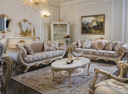 Sofagarnitur Sofa Couch Couchtisch Sessel Sofas Set Stoff 311 Garnitur 5tlg.