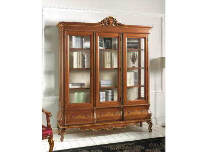 Vitrine Schrank Bücher Regal Anrichte Klassische Italienische Möbel Regale Holz