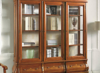 Vitrine Schrank Bücher Regal Anrichte Klassische Italienische Möbel Regale Holz