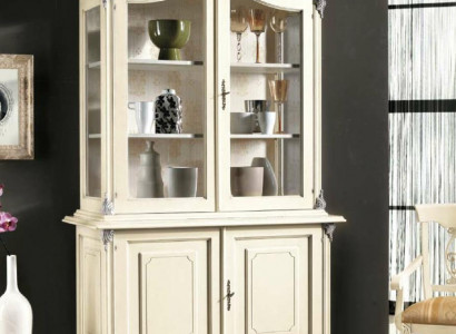 Vitrine Italienische Luxus Möbel Vitrinen Anrichte Schrank Glas Design Schränke