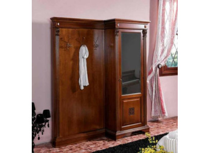 Flur Garderobe Set mit Schrank und Paneel Diele Landhaus Möbel