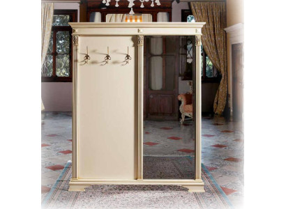 Garderobe Spiegel Flurgarderobe weiß Garderobenpaneele Darderobe Diele Italien