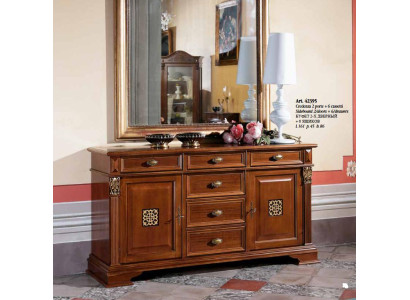 Kommode Anrichte Schrank Garderobe Sideboard Italienische Möbel Antik Stil Holz