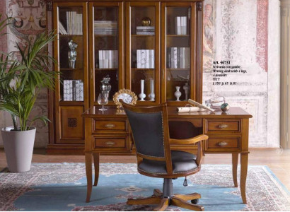 Chefsessel Bürosessel Office Sessel Stuhl Chef Leder Designer Barock