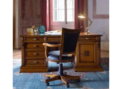 Luxus Washington Büro Set Italienische Möbel Büro 3tlg. Barock Rokoko Massivholz