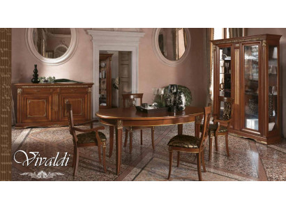 Esstisch Tisch Gruppe Esszimmer Wohnzimmer Holz Barock Rokoko Italien Möbel