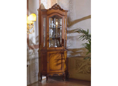 Eck Vitrine Vitrine Schrank Vitrinen Wohnzimmer Schau Schränke Design